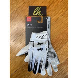 Size Small Under Armour UA F6 Glue Grip Men’s Football Gloves
